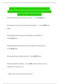 BIOL 2302 Kasparian Final Exam Review with Questions and Correct Answers&sol; Already Grade A&plus; &lpar;latest version&rpar;