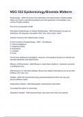 NSG 522 Epidemiology&lowbar;Biostats Midterm