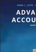 Advanced Accounting &lpar;7th Edition&rpar; by Debra C&period; Jeter &ndash; Complete Solution Manual and Test Bank