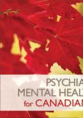 Test Bank For Psychiatric & Mental Health Nursing for Canadian Practice, Fourth Edition Wendy Austin 