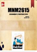 MNM2615 Assignment 3 Portfolio 2024 (ANSWERS)