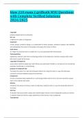blaw 210 exam 2 griffeath WSU Questions with Complete Verified Solutions 2024&sol;2025