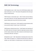 D481 OA Terminology QUESTIONS & ANSWERS 2024 &lpar; A&plus; GRADED 100&percnt; VERIFIED&rpar;