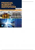 Test Bank For Financial Markets and Institutions, 10th edition Frederic S Mishkin 