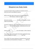 Blueprint Line Study Guide Questions And Answers Latest &vert;Update&vert; Verified Answers 
