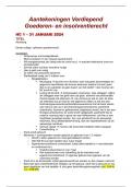 Aantekeningen hoorcolleges Verdiepend Goederen- en Insolventierecht (650269-M-6)