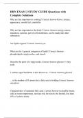 DHN EXAM 2 STUDY GUIDE Questions with Complete Solutions
