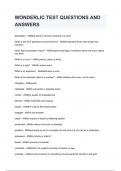 WONDERLIC TEST QUESTIONS AND ANSWERS NEWEST 2026&sol;2027 ACTUAL EXAM COMPLETE QUESTIONS AND CORRECT DETAILED ANSWERS &lpar;VERIFIED ANSWERS&rpar; &vert;ALREADY GRADED A&plus;&vert;&vert;BRAND NEW&excl;&excl;
