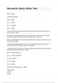 Wonderlic test NEWEST 2026&sol;2027 ACTUAL EXAM COMPLETE QUESTIONS AND CORRECT DETAILED ANSWERS &lpar;VERIFIED ANSWERS&rpar; &vert;ALREADY GRADED A &vert;&vert;BRAND NEW&excl;&excl; &lpar;ALL BUNDLED HERE&excl;&excl;&excl;&rpar;