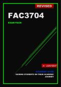 FAC3704 Revised Exam Pack (2024)