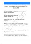 GC201 Proficiency Building Rooms And Beds CH 4 Questions And Answers Latest &vert;Update&vert; Verified Answers 