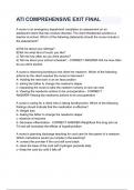 ATI COMPREHENSIVE EXIT FINAL&period;