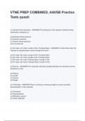 VTNE PREP COMBINED&comma; AAVSB Practice Tests questions and answers 