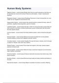 Human Body Systems&period;