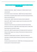 Clinical Annual Competency Exam - Fresenius Verified Answers 2022&sol;2023 guide&rpar;