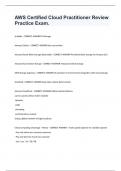 AWS Certified Cloud Practitioner Review Practice Exam&period;