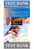 TEST BANK For Maternal Child Nursing Care 7th Edition by Shannon E. Perry, Marilyn J. Hockenberry, Mary Catherine Cashion ISBN:9780323776714|Complete 2023 Chapters 1 - 50| 100 % Verified UPDATED