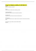Drugs for diabetes mellitus Ch 48 MSN 571