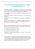 NC EMT EXAM WITH QUESTIONS & CORRECT  ANSWERS GRADED A&plus;