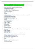 Nursing 2400 midterm &lpar;part 1&rpar; Questions  Correctly Answered 
