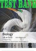 TEST BANK FOR BIOLOGY LIFE ON EARTH WITH PHYSIOLOGY 11TH EDITION 