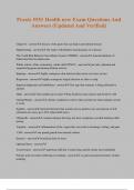 Praxis 5551 Health new Exam Questions And Answers &lpar;Updated And Verified&rpar;