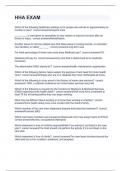 HHA  bundled Exams with perfect solutions 2024