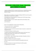 BUSI 400 UPDATED Exam Questions  and CORRECT Answers