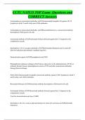 CCTC NATCO TOP Exam Questions and  CORRECT Answers