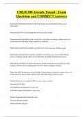 CHLH 200 Already Passed Exam  Questions and CORRECT Answers