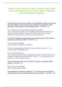 ISYE6414 FINAL EXAM&sol;&sol;&sol;2024 UPDATED AND 100&percnt; VERIFIED ANSWERS