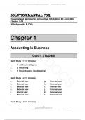Solution Manual For Financial and Managerial Accounting&comma; 9th Edition By John Wild