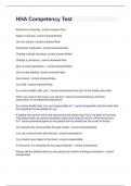 HHA Competency Test with 100&percnt; correct solutions 2024