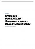 ENG1512 PORTFOLIO Semester 1 2024