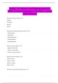 HUBS 191 Bones and Biomechanics &vert; 100&percnt; Correct Answers &vert; Verified &vert; Latest 2024 Version