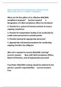 BSACS CERTIFICATION &lpar;CUNA BSACS CERTIFICATION&rpar; QUESTIONS WITH ALL CORRECT ANSWERS&excl;&excl;