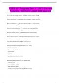 HUBS 191 Progress Test 1 &vert; 100&percnt; Correct Answers &vert; Verified &vert; Latest 2024 Version