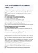 5th & 6th Amendment Practice Exam -LMPT 2301