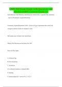 CMN 568 Exam Guide with Questions and Answers/100% Correct/ Grade A+