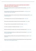 ANSC 1401 CROSSLAND FINAL EXAM QUESTIONS AND CORRECT  ANSWERS 2024 LATEST GRADED A&plus; Why would the population growth rate of poultry be greater than large animals&quest;