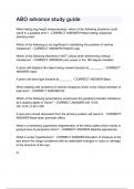 ABO advance study guide&period;