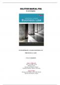 SOLUTION MANUAL FOR CONTEMPORARY CANADIAN BUSINESS LAW, PRINCIPLES AND CASES 12TH EDITION BY JOHN A WILLIS