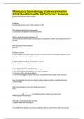 Minnesota Cosmetology state examination 2024 Questions with 100&percnt; Correct Answers