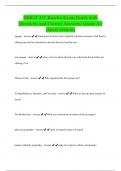 HMGT 331 Bowles Exam Guide with Questions and Correct Answers&sol; Grade A&plus; &lpar;latest version&rpar;