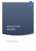 Strategic Management (MNG4801) JF 2024 exam + answers - I received 60%