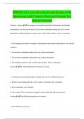 HMGT 331 Lisa Bowles Exam Guide with Questions and Correct Answers/ Grade A+ (latest version)