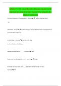HMGT 331 Lisa Bowles Exam Guide with Questions and Correct Answers&sol; Grade A&plus; &lpar;latest version&rpar;
