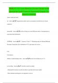HMGT 331 Lisa Bowles Exam Guide with Questions and Correct Answers&sol; Grade A&plus; &lpar;latest version&rpar;