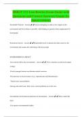 HMGT 331 Lisa Bowles Exam Guide with Questions and Correct Answers&sol; Grade A&plus; &lpar;latest version&rpar;