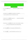 HMGT 331 Lisa Bowles Exam Guide with Questions and Correct Answers&sol; Grade A&plus; &lpar;latest version&rpar;